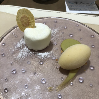 アイスのデザートでした。