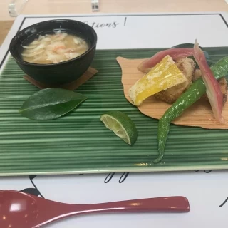 お魚のお料理です。大変おいしかったです。