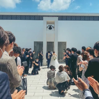 大階段から降りてきた場所からアフターセレモニーをやる場所