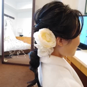 美容担当スタッフさんにお任せしたヘアアレンジ|593134さんのルクリアモーレ名古屋の写真(1303908)