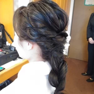 美容担当スタッフさんにお任せしたヘアアレンジ|593134さんのルクリアモーレ名古屋の写真(1303909)