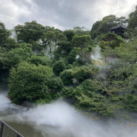 挙式後の記念撮影時の風景