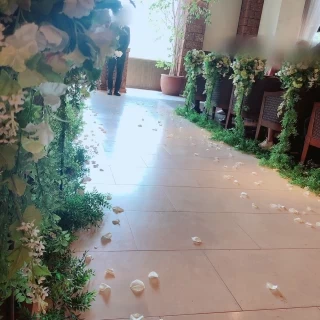 フラワーシャワー後