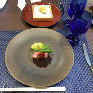 試食のお肉料理