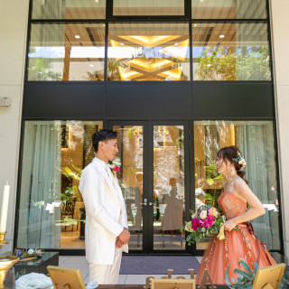 ガーデンから会場方向