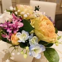 招待者席の装花