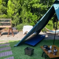 Gardenにキャンプセット