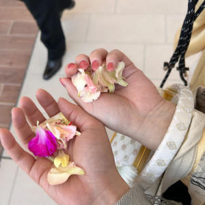 フラワーシャワーのお花|593556さんの神戸メリケンパークオリエンタルホテルの写真(2450654)