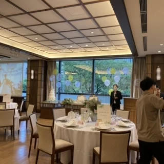 披露宴会場景色