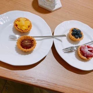 小さくて可愛らしいタルト