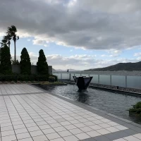 披露宴会場庭