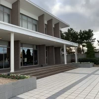 披露宴会場の庭
