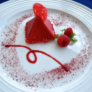 コースのデザート（試食）