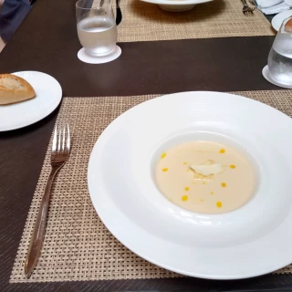 カレー味のスープ