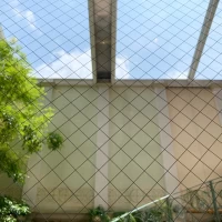 コッツウォルズ会場のテラスの屋根