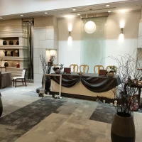 落ち着いた雰囲気の披露宴会場でした