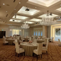 プロジェクションマッピングができる披露宴会場です