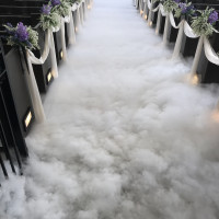 雲の絨毯演出