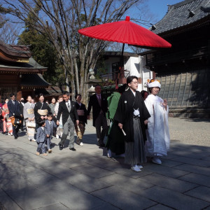 参進|595014さんの大國魂神社 結婚式場の写真(1422909)