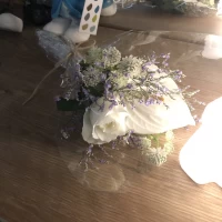 サービスで頂いた花束