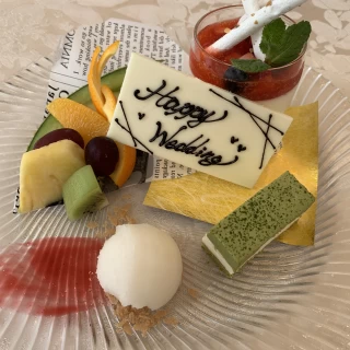 試食のケーキ