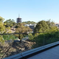 会場のテラスから見える景色が素晴らしい