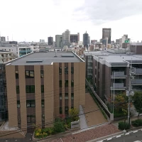 披露宴会場併設のバルコニーからの景色2