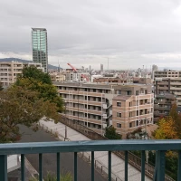 披露宴会場併設のバルコニーからの景色1