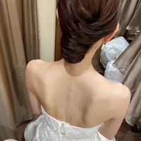 新婦ヘアセット