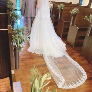 ベールが綺麗