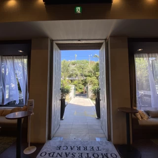 入口。