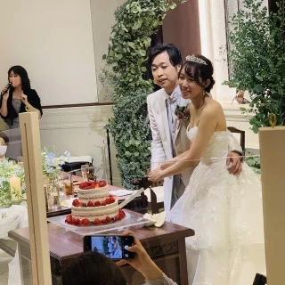 ケーキ入刀