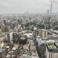 チャペルからの景色（この日は雨でした）