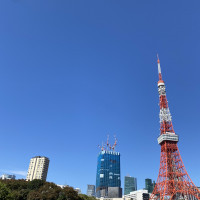 チャペル裏の公園からは東京タワーが見れます