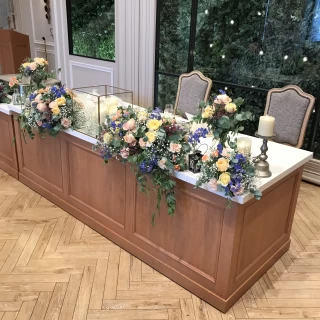 新郎新婦の席