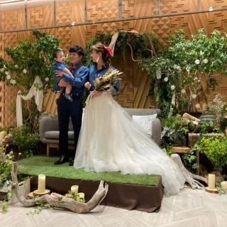 ソファー席で緑多めにしました
芝生がとてもよかったです。