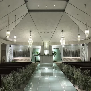 写真では伝わりにくいですが明るく雰囲気の良い式場です