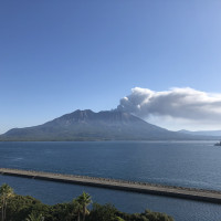 鹿児島のシンボル桜島がきれいに見えます！