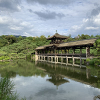 庭の橋