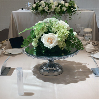 テーブル装花とメインテーブル