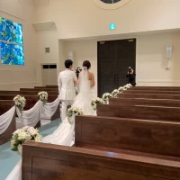 新郎新婦退場