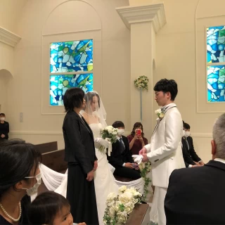 挙式中