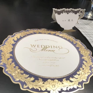 オシャレなメニュー表です