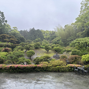 洋館からの庭園風景|596657さんの旧松本邸(西日本工業倶楽部)の写真(1833852)