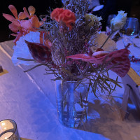 テーブルの装花でした