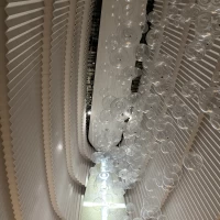 THE OCEANチャペルの天井を見上げました。