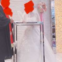 結婚証明書を書くテーブルです。羽根ペンも可愛かったです