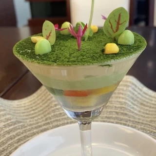 前菜の断面が綺麗でした
