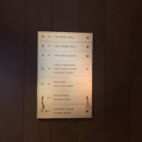 フロア案内もおしゃれ