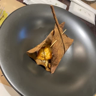 試食の料理